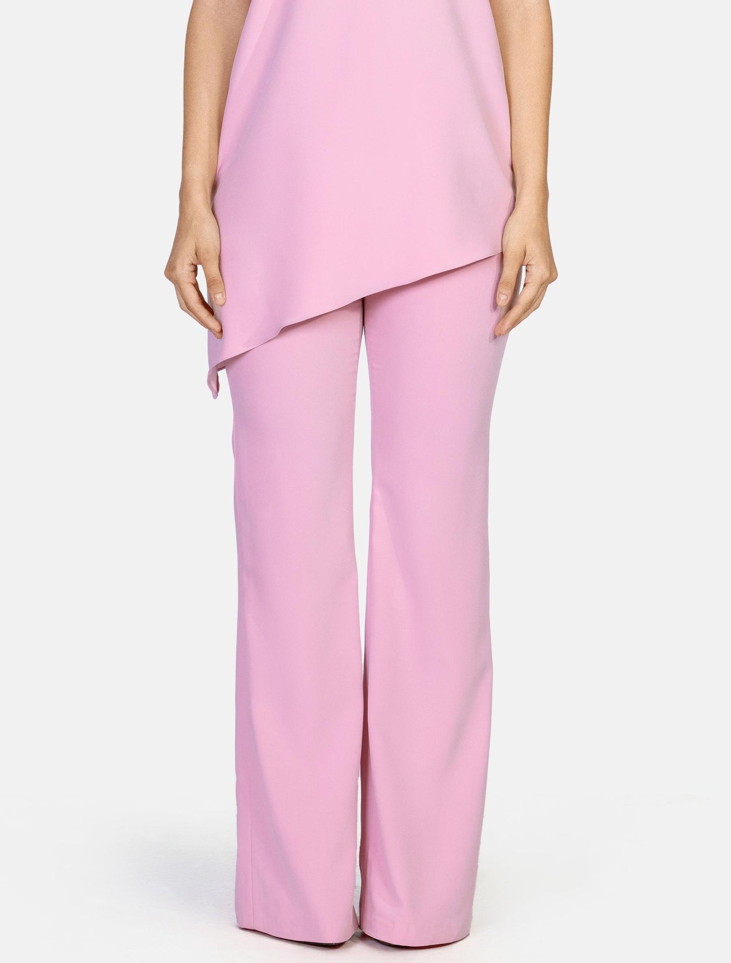 Pastel Pink Flared Pants