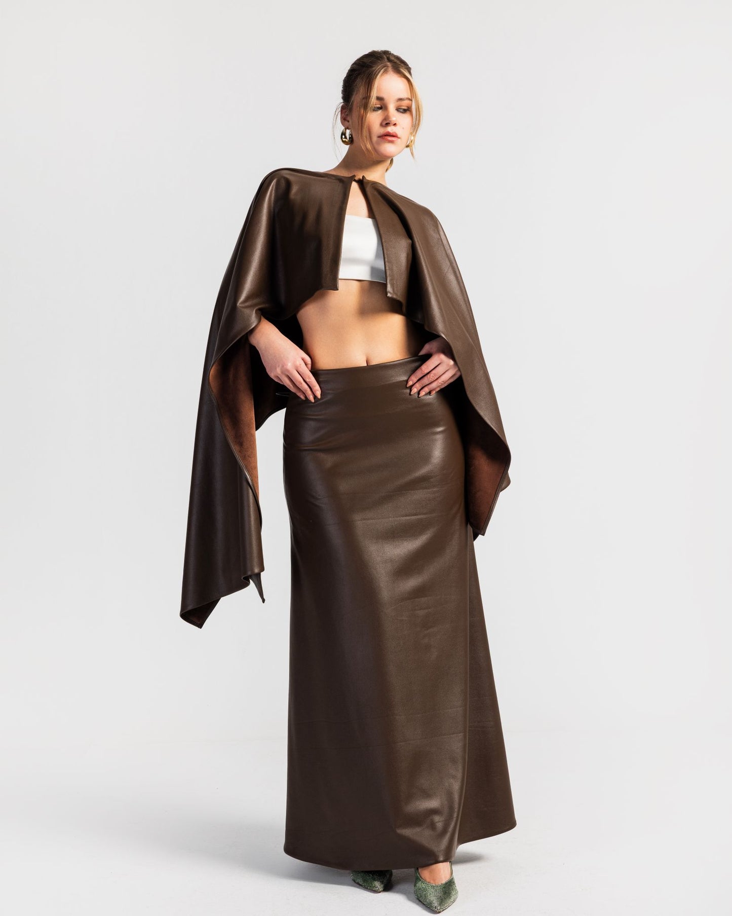 Impact Cape & Maxi Skirt Set