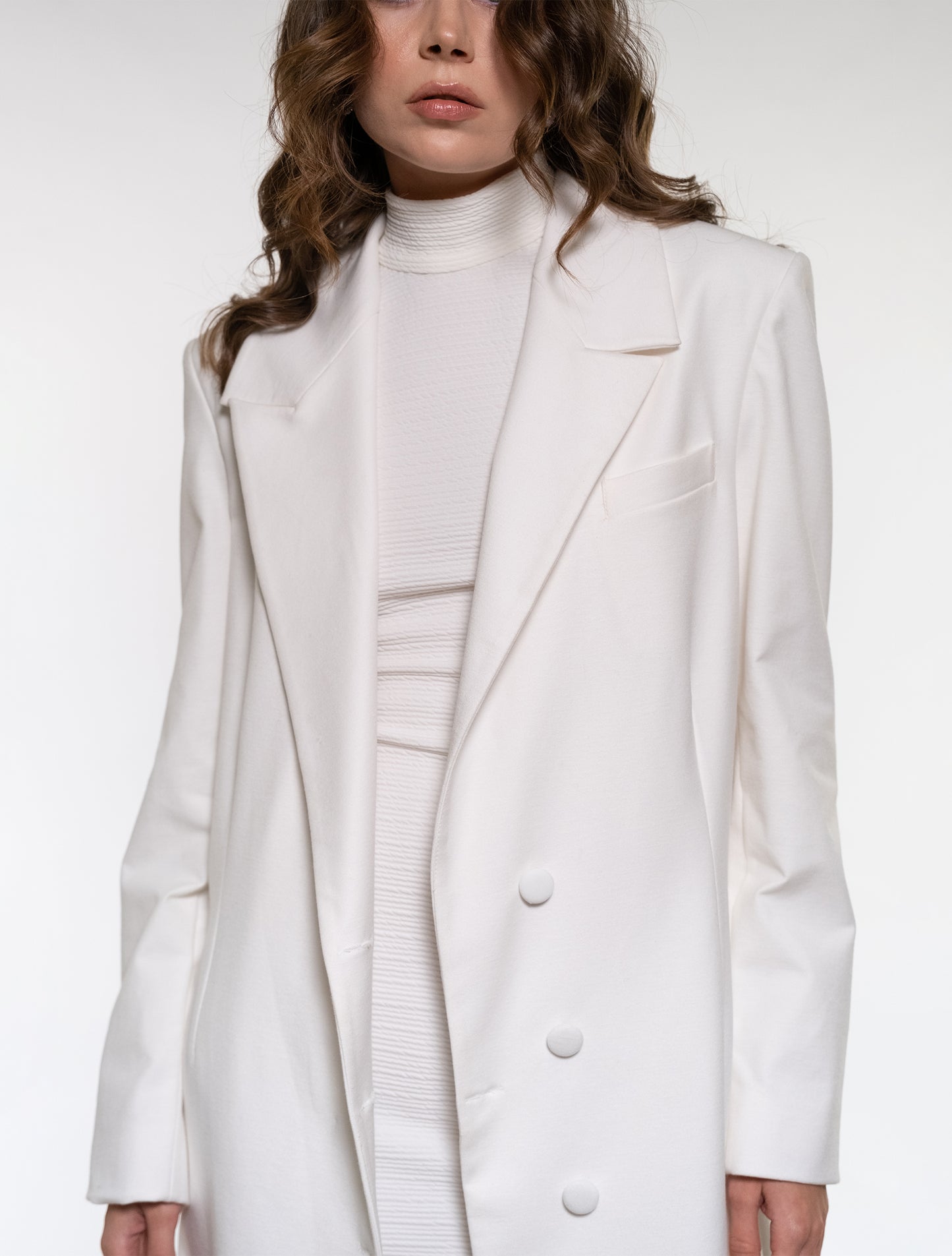 White Velvet Coat