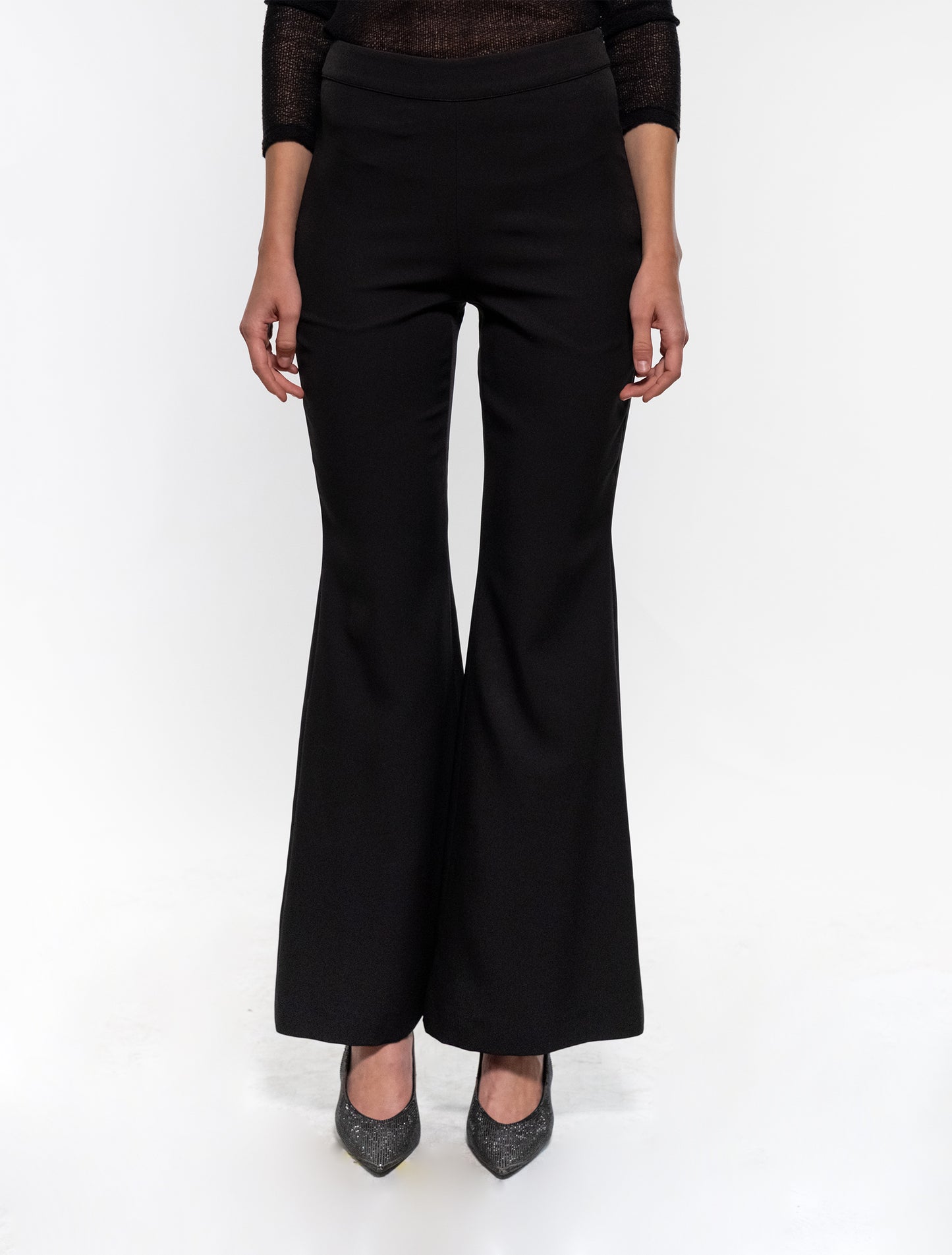 Black Straight-leg Pants