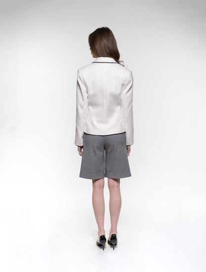 White Wool Blazer