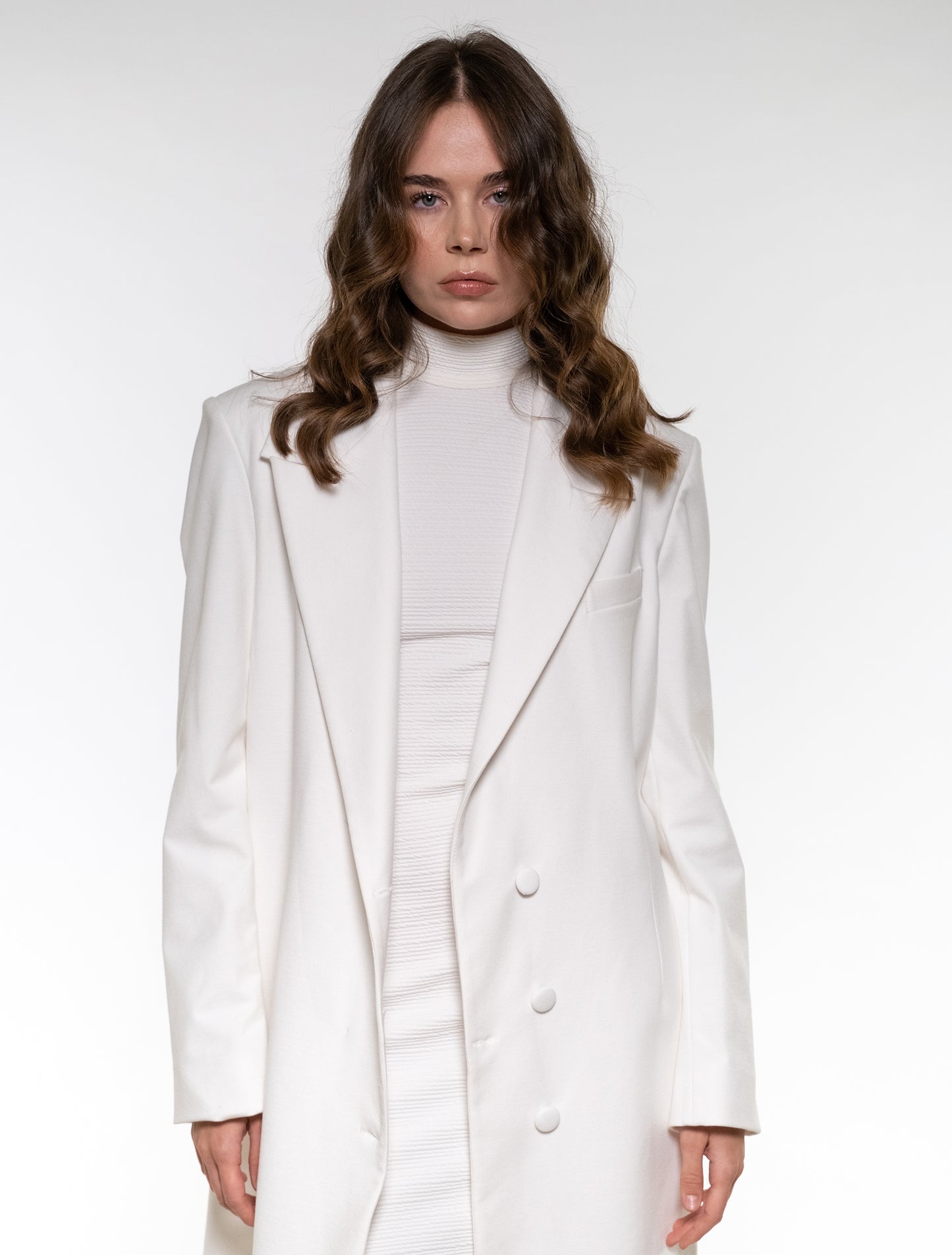 White Velvet Coat