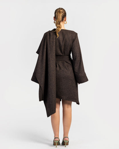 Oversized Coat with Dress Pants